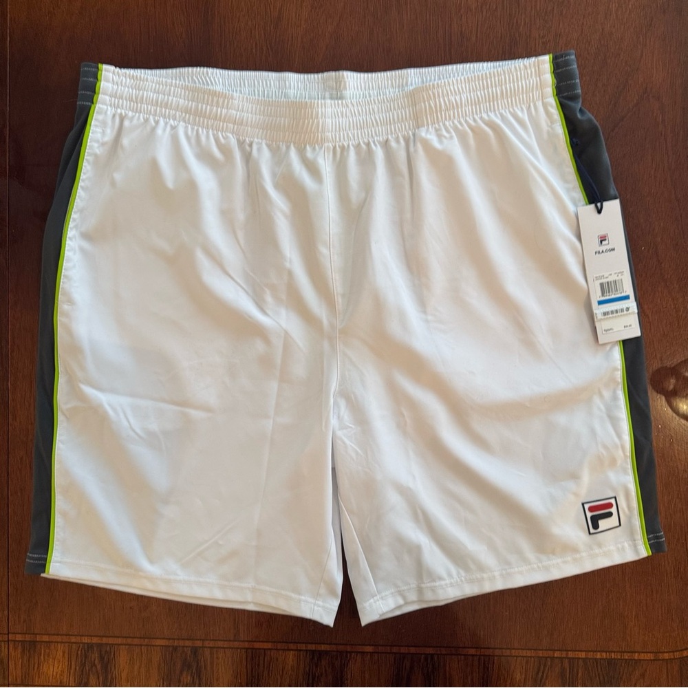 NWT Fila Legend Men’s Tennis Shorts - White